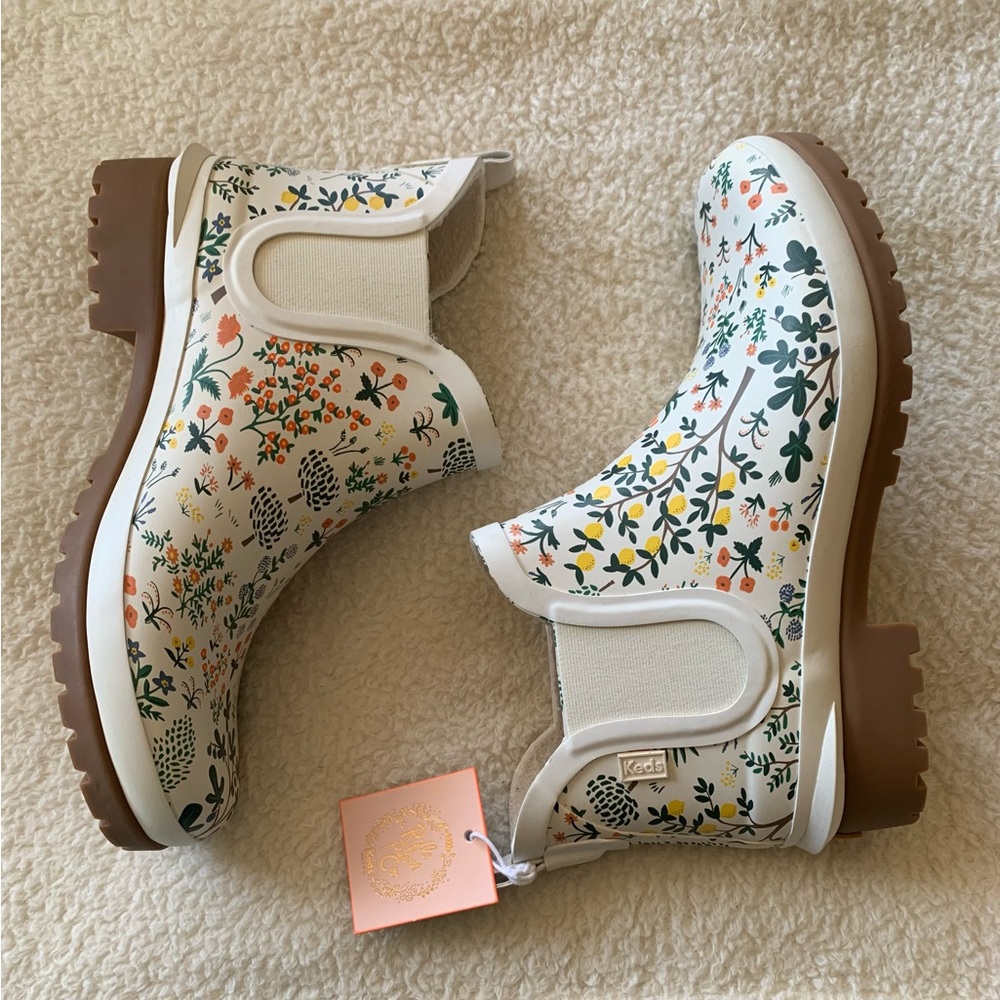 HTF Keds x RIFLE PAPER COMPANY rain 🌧️/ garden 🪴 boots